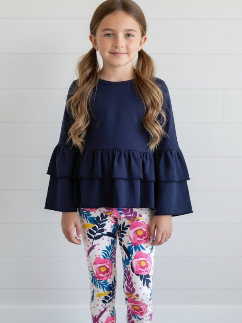 Girl's Rose Flower Outfit,
